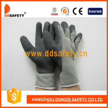 Foam Latex Coating Cotton Gloves, Crinkler Finished (DKL418)